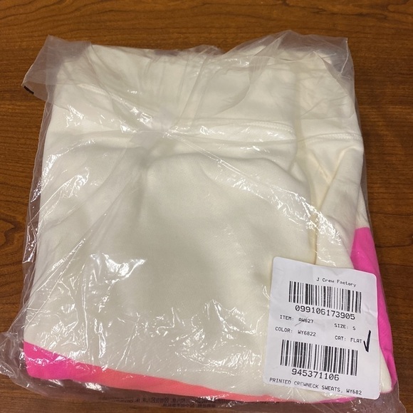 J Crew Bold striped crewneck sweatshirt AW627 - Picture 2 of 3